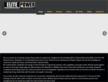 Tablet Screenshot of elitepower.com
